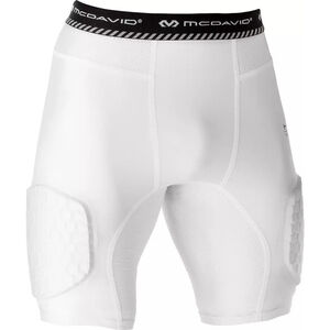 Men's McDavid White Hex Basketball Comp Shorts XXL